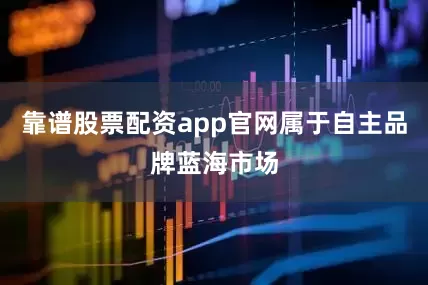 靠谱股票配资app官网属于自主品牌蓝海市场